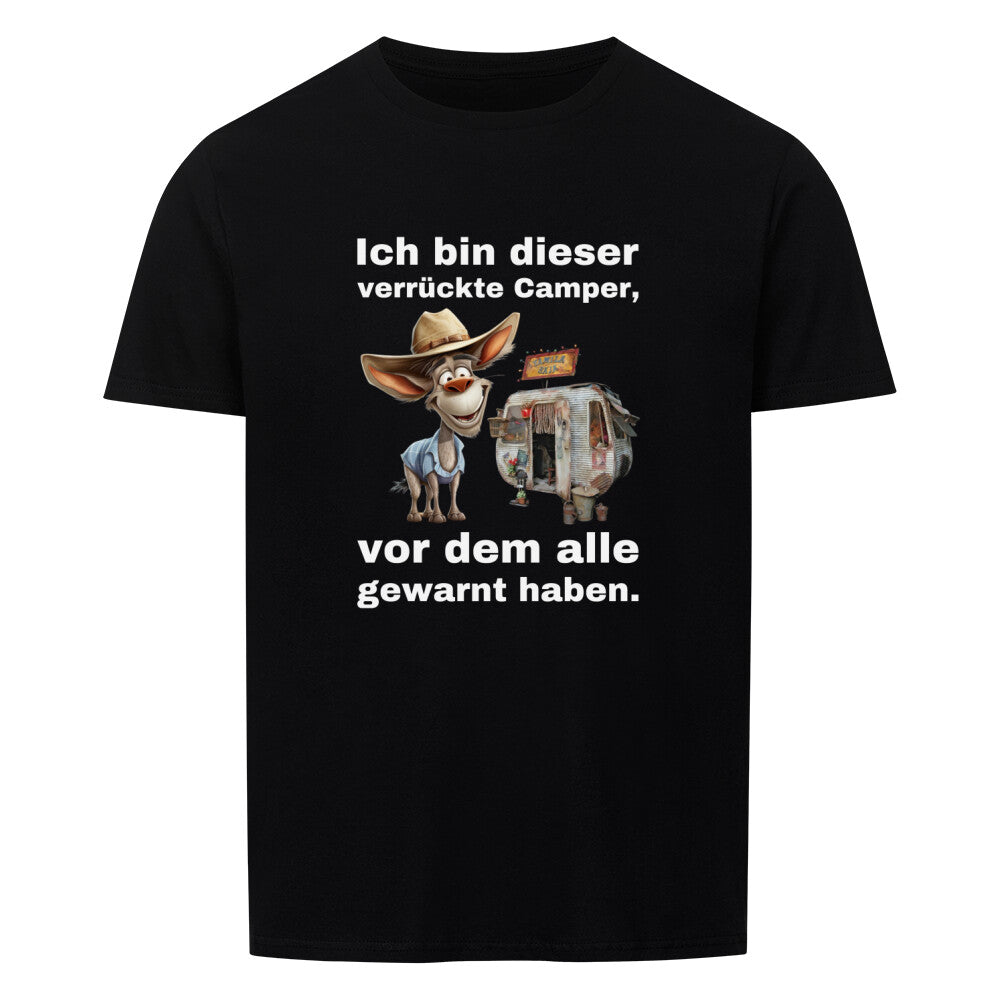 crazy Camper campingshirt Tshirt mit lustigem Campingmotiv mode für camper