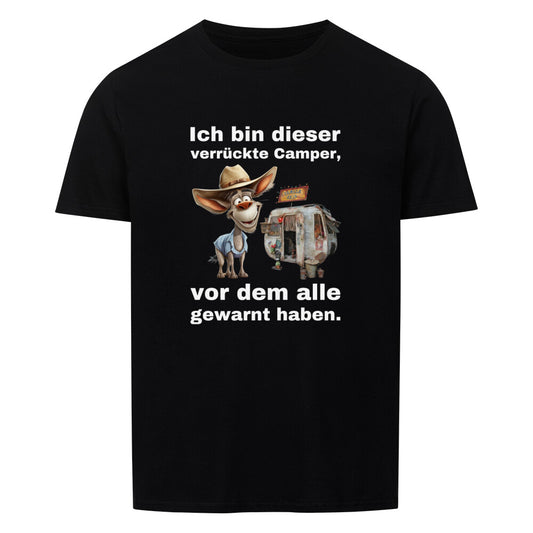 crazy Camper campingshirt Tshirt mit lustigem Campingmotiv mode für camper