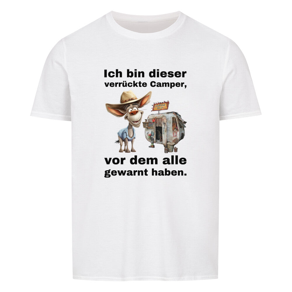 crazy Camper campingshirt Tshirt mit lustigem Campingmotiv mode für camper
