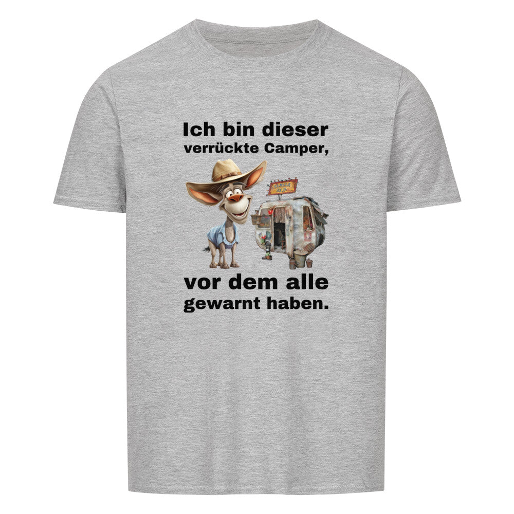 crazy Camper campingshirt Tshirt mit lustigem Campingmotiv mode für camper