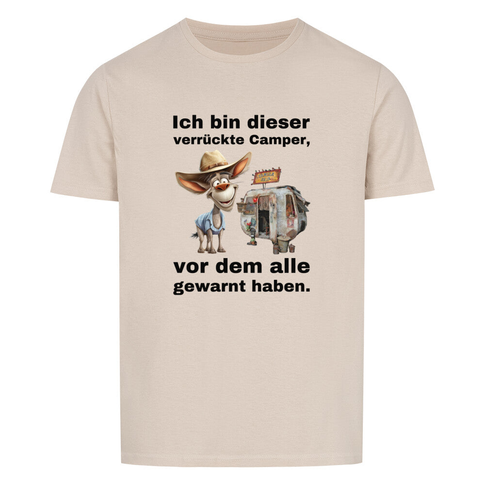 crazy Camper campingshirt Tshirt mit lustigem Campingmotiv mode für camper