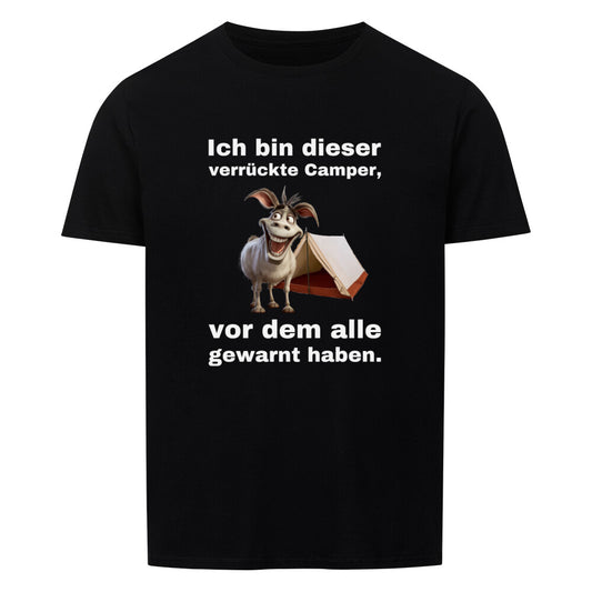 crazy Camper campingshirt Tshirt mit lustigem Campingmotiv mode für camper