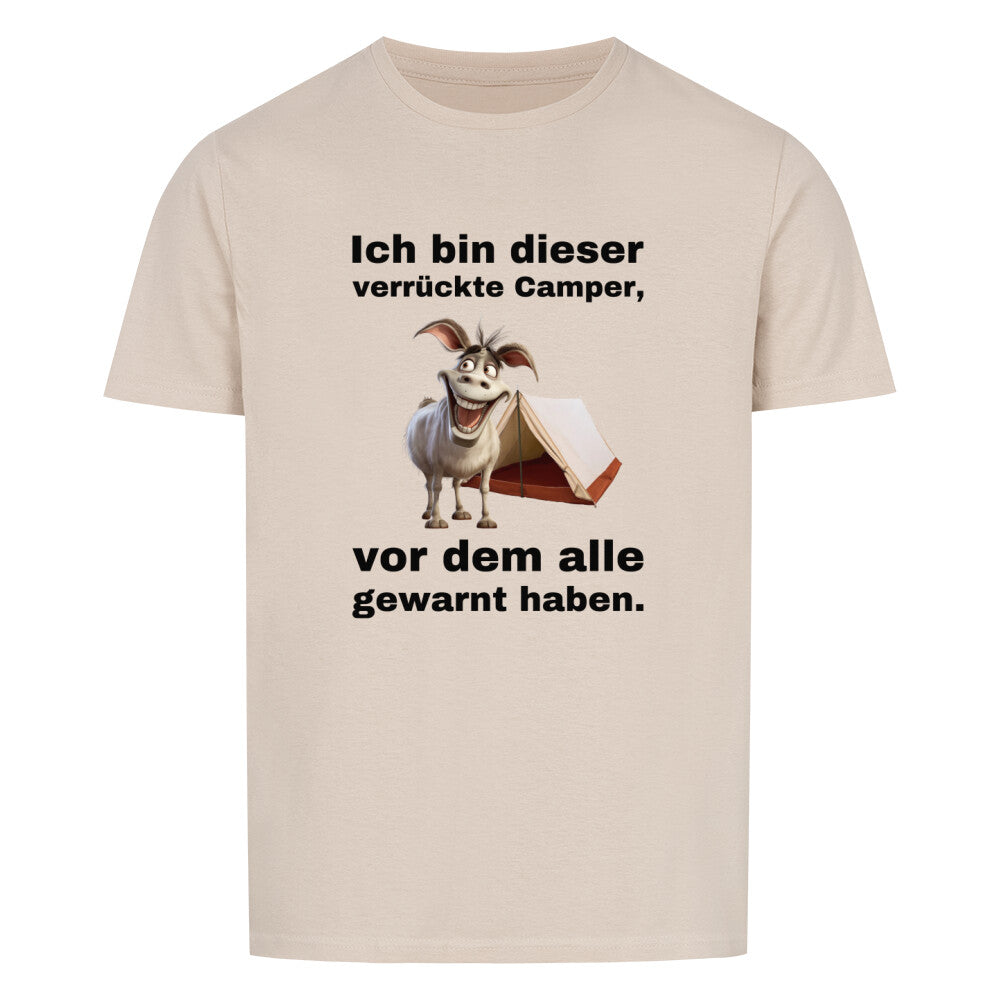 crazy Camper campingshirt Tshirt mit lustigem Campingmotiv mode für camper