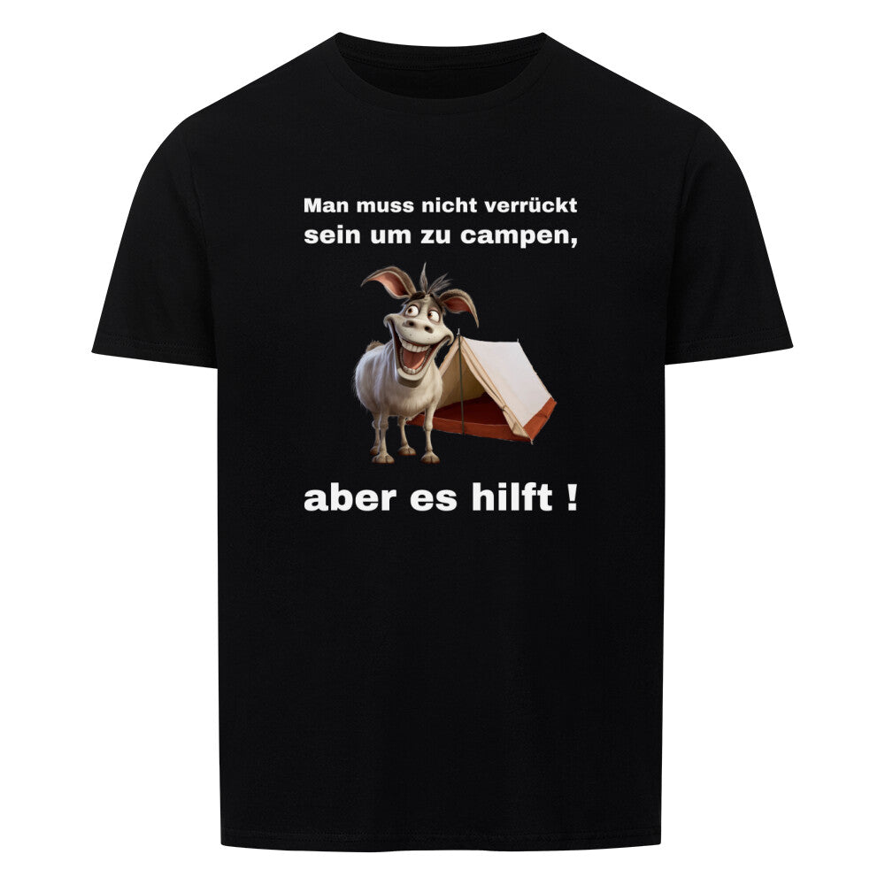 crazy Camper campingshirt Tshirt mit lustigem Campingmotiv mode für camper