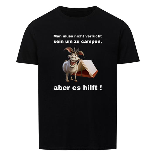 crazy Camper campingshirt Tshirt mit lustigem Campingmotiv mode für camper