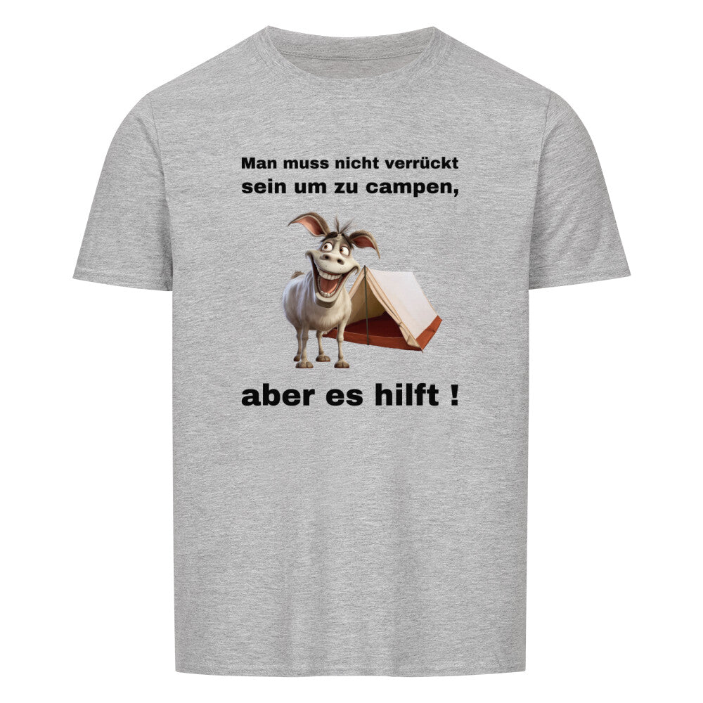 crazy Camper campingshirt Tshirt mit lustigem Campingmotiv mode für camper