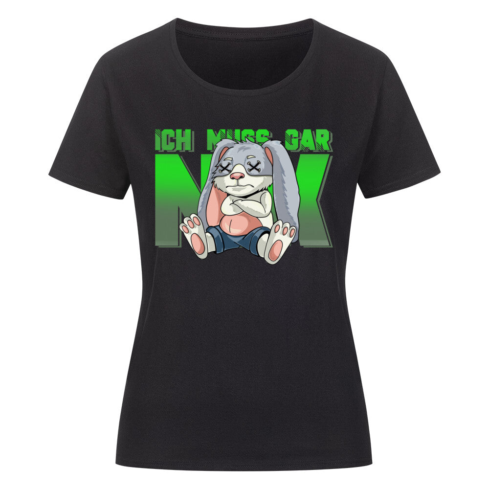 Ich muss gar nix Campingshirt Frauentshirt für Camper