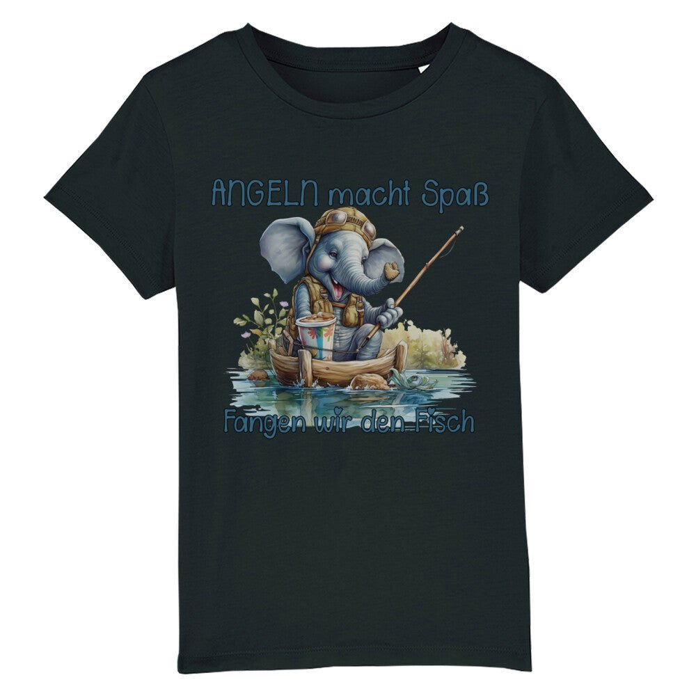 Angeln macht Spaß Premium Organic Shirt Kinder - Printartworld