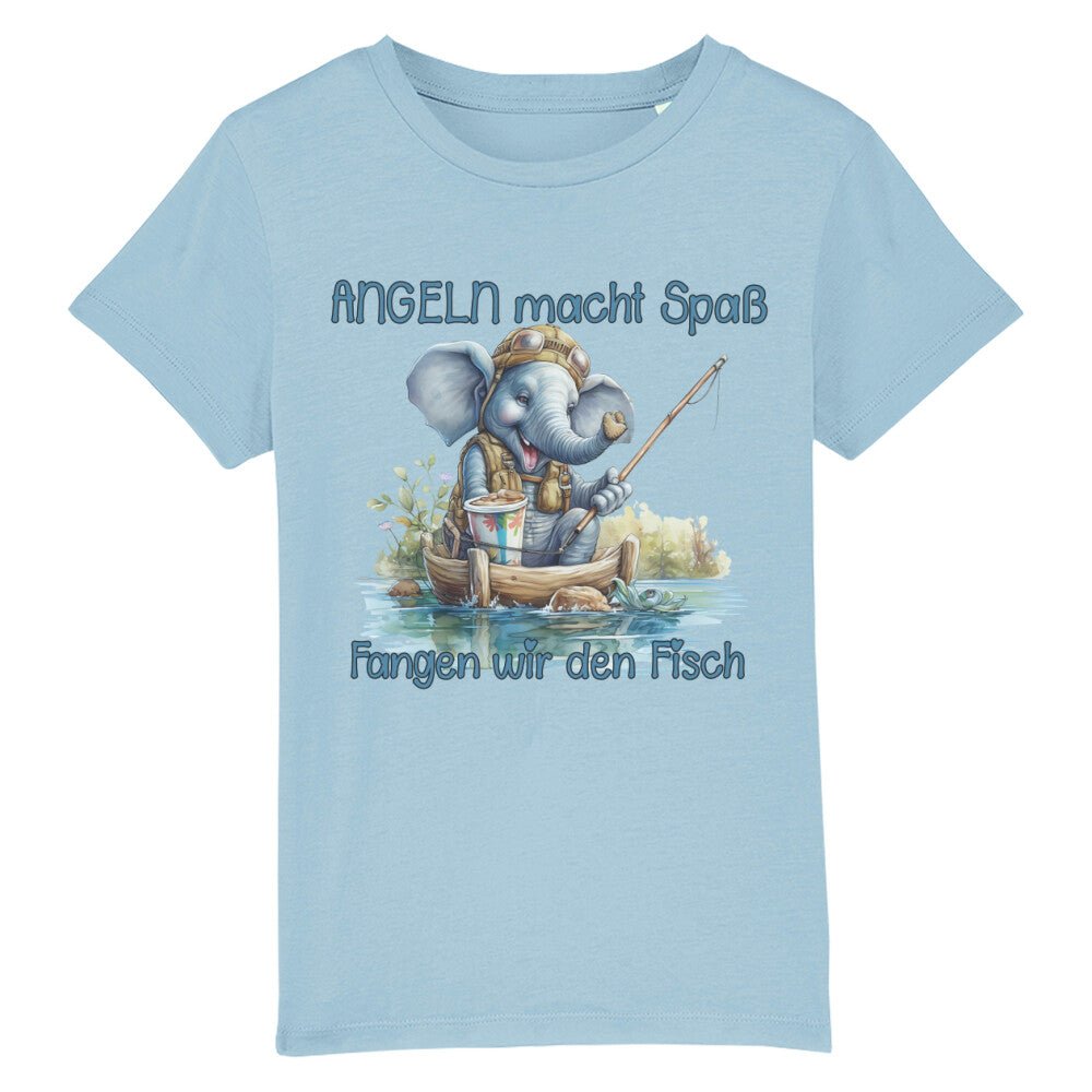 Angeln macht Spaß Premium Organic Shirt Kinder - Printartworld