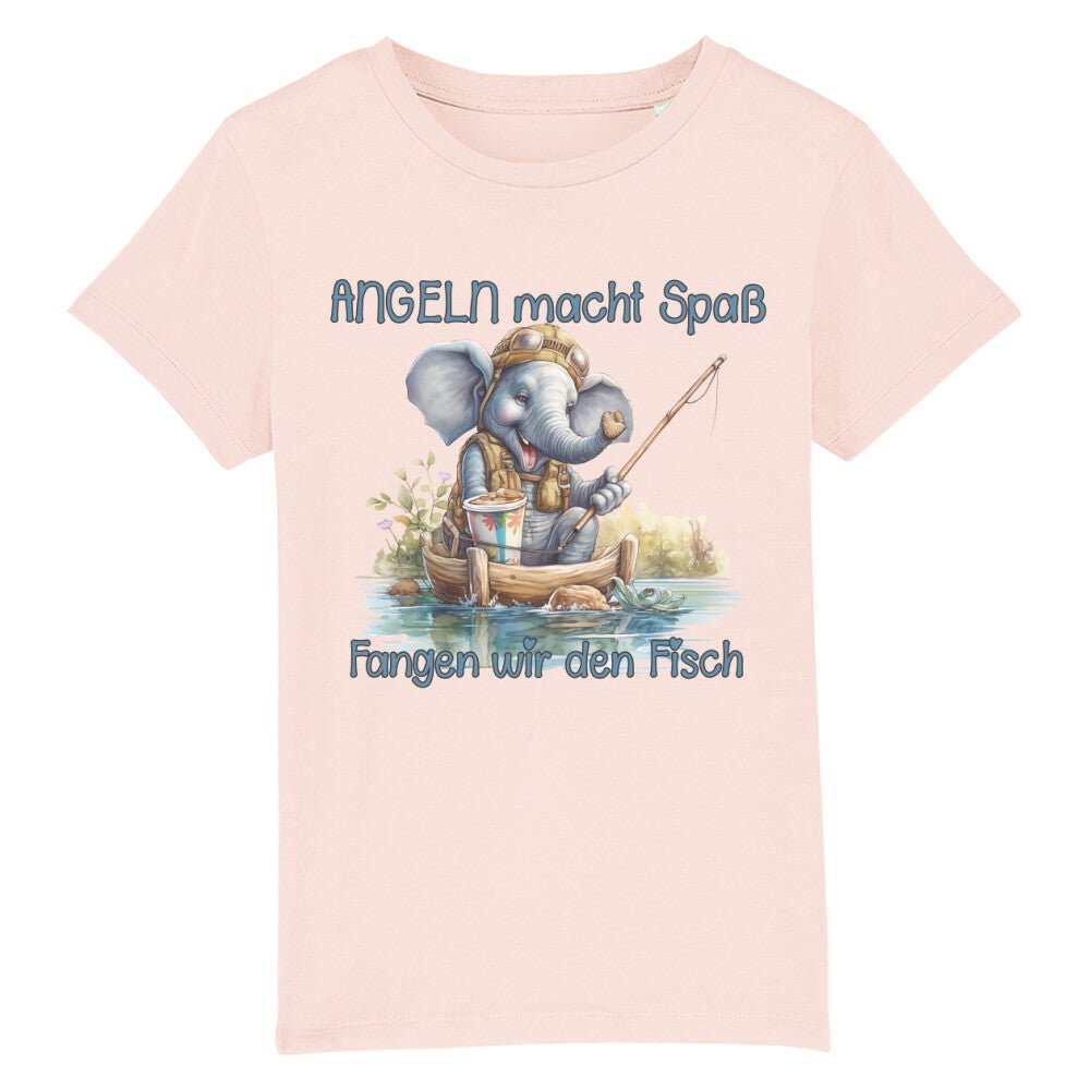 Angeln macht Spaß Premium Organic Shirt Kinder - Printartworld