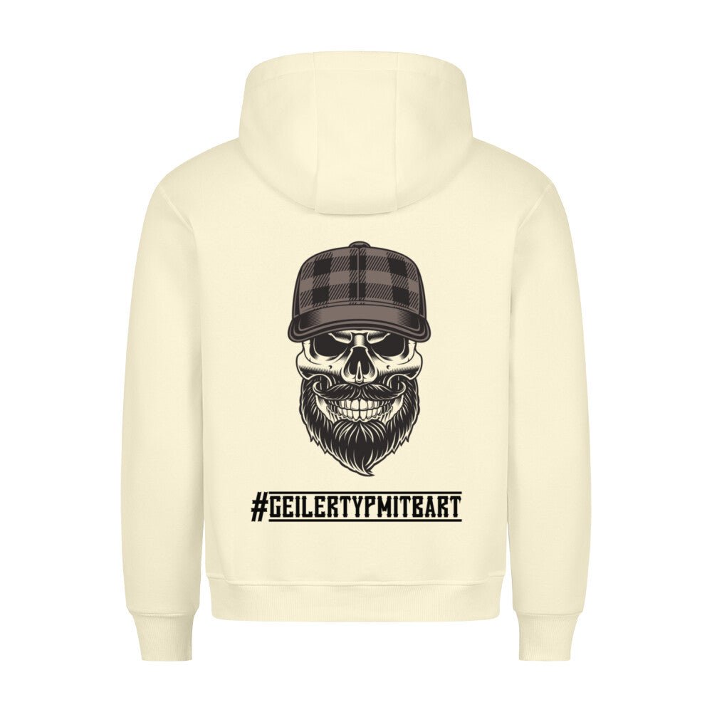 #geilertypmitbart Backprint Premium Hoodie - Printartworld